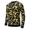 Versace pull Fleur baroque Manches longues