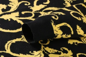 Versace pull Fleur baroque Manches longues(3)