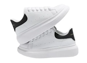 Alexander McQueen Sneaker Blanche Noir Or