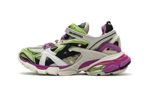 Balenciaga Track 2 Sneaker Blanche Green Rose STYLE-568615 W2GN3 9199
