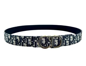 Ceinture Christian Dior CD 3.5CM Width Argent Or