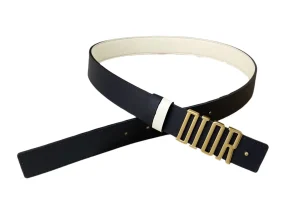 Dior Ceinture D-Fence réversible Noir Or(7)