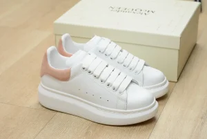 Femme Alexander Mcqueen Blanche Rose(1)