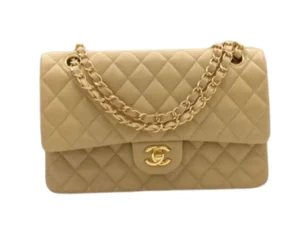 Sac A Main Chanel Timeless Beige Or