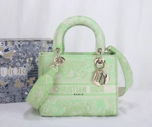 Sac A Main Dior Lady D-Lite Zodiac Vert