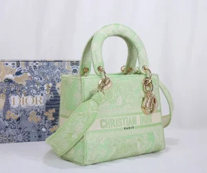 Sac A Main Dior Lady D-Lite Zodiac Vert(1)