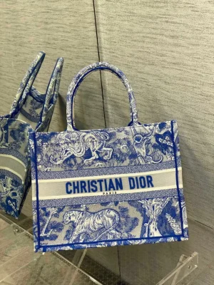 Sac A Main Dior Tote Bag Bleu Vif