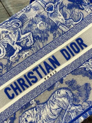 Sac A Main Dior Tote Bag Bleu Vif(1)