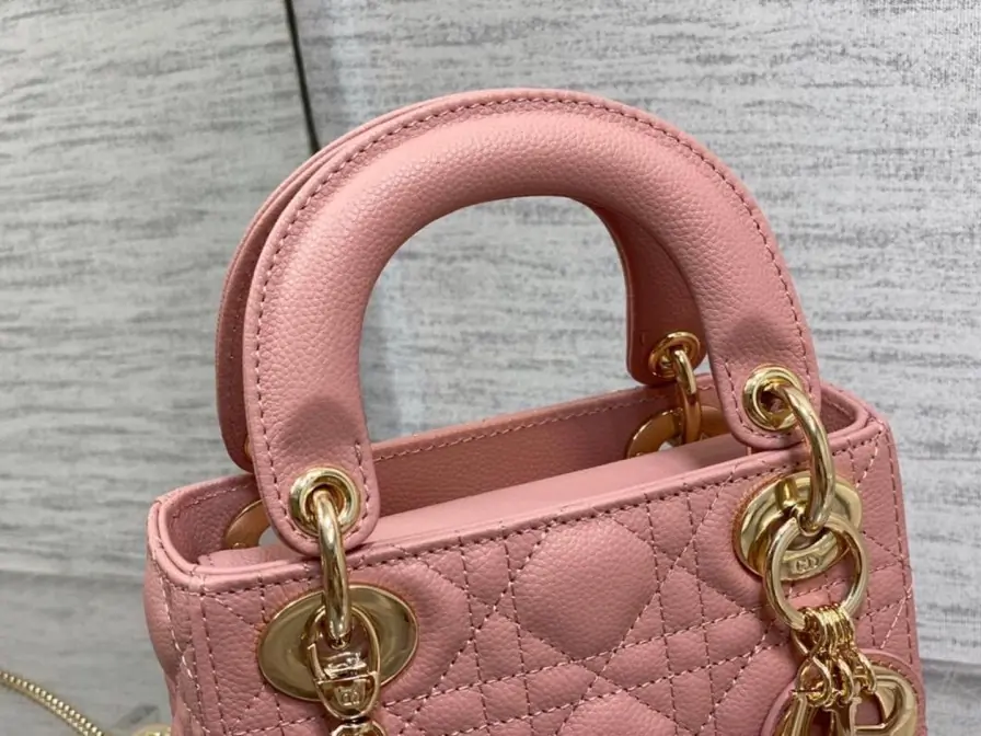 Sac Lady Dior Mini Rose(1)