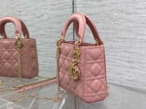 Sac Lady Dior Mini Rose(4)