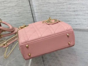 Sac Lady Dior Mini Rose(6)