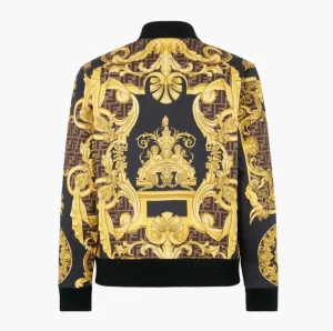 VERSACE FF Veste bomber décontractée pour homme(14)