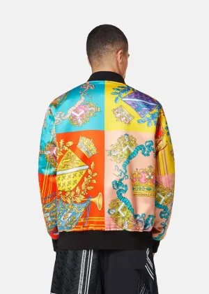 VERSACE VESTE BOMBER IMPRIMé BAROQUE(17)
