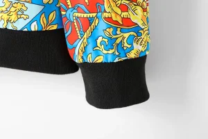VERSACE VESTE BOMBER IMPRIMé BAROQUE(6)