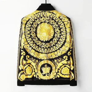 VERSACE Vest Barocco Bomber Jacket Couronne