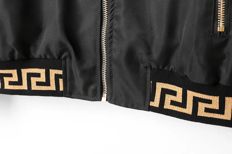 Versace Veste Noir Zipper(4)