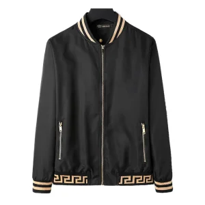 Versace veste homme noir zipper