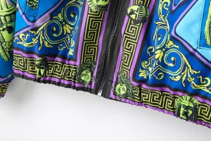 Veste Versace Homme bleu Le Maschere(12)