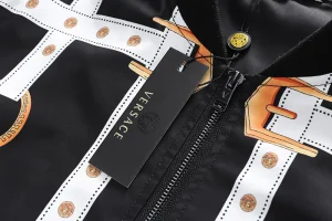 Veste Versace Noir ceinture imprimé Medusa(9)