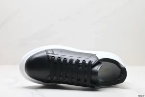 chaussure alexander mcqueen noir blanc cuir(2)