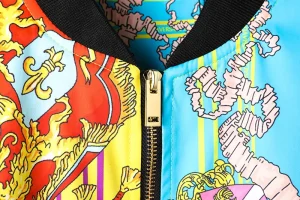 versace Barocco print bomber veste(7)