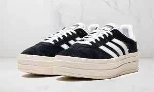 Adidas Gazelle Bold Core Noir White STYLE-HQ6912(1)