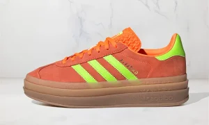 Adidas Gazelle Bold Solar Orange Solar Green STYLE-H06126