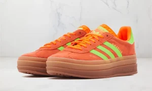 Adidas Gazelle Bold Solar Orange Solar Green STYLE-H06126(1)