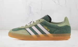 Adidas Gazelle Indoor Mineral Green Silver STYLE-JI0323