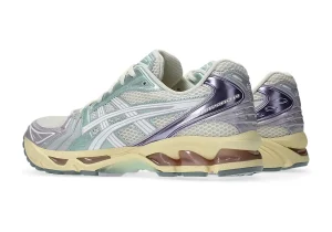 gel-kayano 14 asics Cream Dusk Violet STYLE-1203A537-105(3)