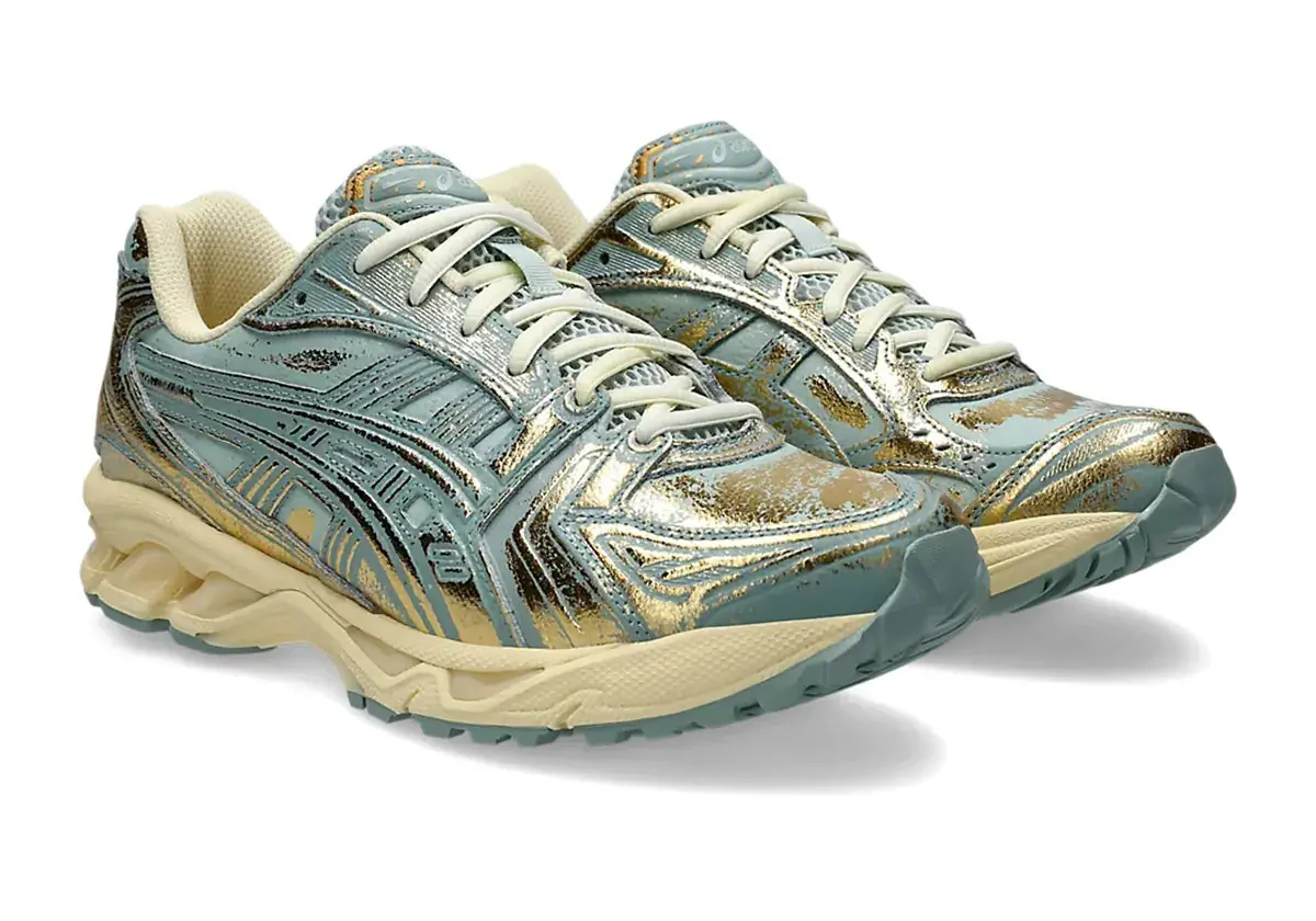 gel-kayano 14 asics Pure Gold Cold Moss STYLE-1203A476-200(2)
