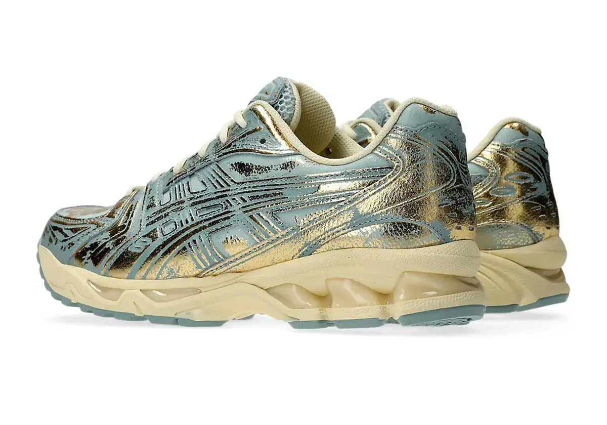 gel-kayano 14 asics Pure Gold Cold Moss STYLE-1203A476-200(3)