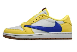 Travis Scott Air Jordan 1 Retro Low OG SP Canary STYLE-DZ4137-700