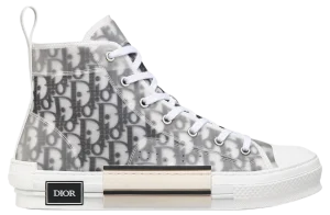 Dior B23 High Blanche Noir Oblique Canvas SKU-3SH118YJP-H069.webp