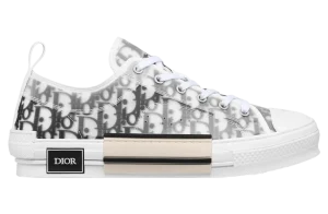Dior B23 Low Blanche Noir Oblique Canvas SKU-3SN249YJP-H069.webp