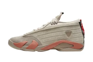 CLOT x Air Jordan 14 Low Terracotta SKU-DC9857-200.webp