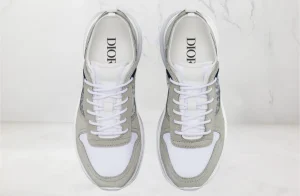 Dior B25 Runner Gray Suede Blanche Technical Mesh SKU-3SN283ZMI-H865(2).webp