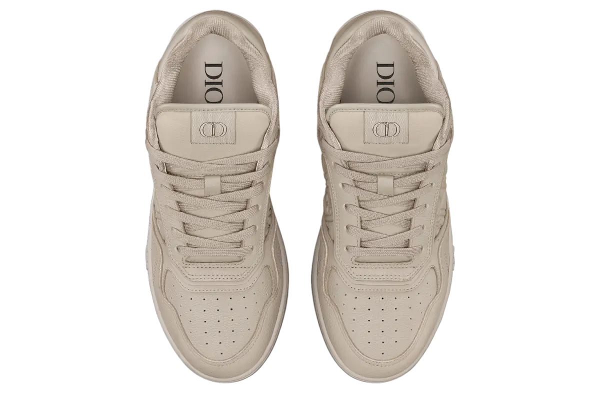 Dior B27 Low Beige Grained Calfskin Beige Gravity Leather SKU-3SN272ZAY-H120(2).webp