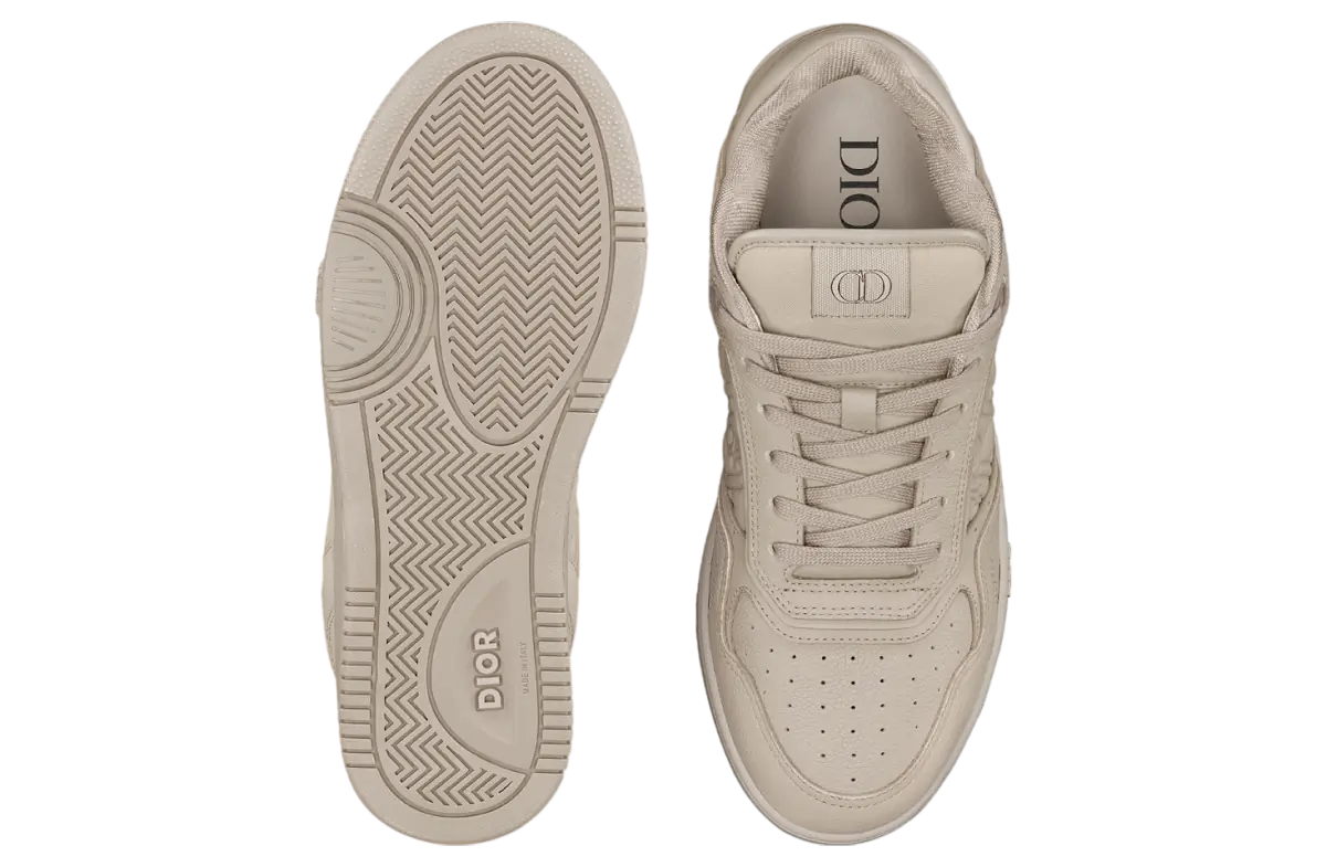 Dior B27 Low Beige Grained Calfskin Beige Gravity Leather SKU-3SN272ZAY-H120(4).webp