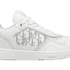 Dior B27 Low Blanche Smooth Calfskin Oblique Galaxy Leather SKU-3SN272ZSB-H000.webp