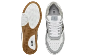 Dior B27 Low Gris Blanche Smooth Calfskin SKU-3SN272ZIR-H165(4).webp
