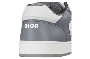Dior B27 Low Gris Smooth Calfskin Blanche Oblique Galaxy Leather SKU-3SN272ZIJ-H890(3).webp