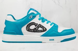 Dior B57 Low Blue Blanche Smooth Calfskin SKU-3SN318ZXU-H524.webp