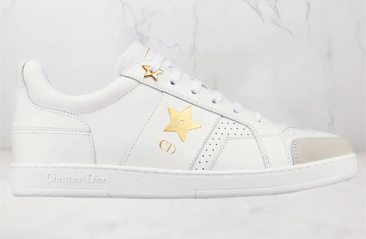 Dior Star Femme Blanche Calfskin Gold SKU-KCK358CUF-S09W.webp