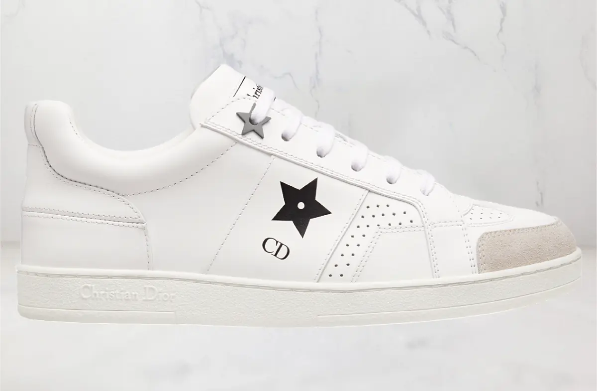 Dior Star Femme Blanche Calfskin Noir SKU-KCK361CLD-S19W.webp