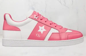 Dioriviera Dior Star Femme Blanche Candy Pink Calfskin SKU-KCK417VEA-S73P.webp