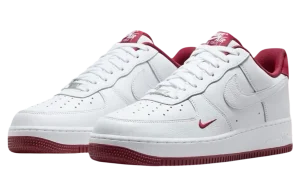 Nike Air Force 1 Low Mini Swoosh Blanc Team Red SKU-HM9483-100(1).webp