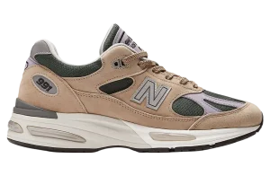 New Balance 991v2 Made In England Tan Green SKU-U991DL2.webp