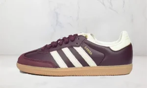 Adidas Samba OG Maroon Crewht Gold SKU-ID0477.webp