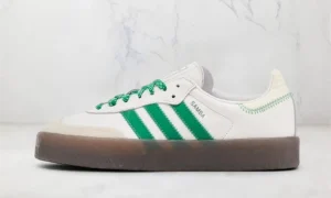 Adidas Sambae Cloud White Green SKU-IE9105.webp